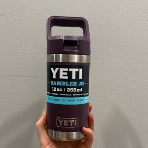 YETI Rambler Jr 12oz Bottle in Dark Purple